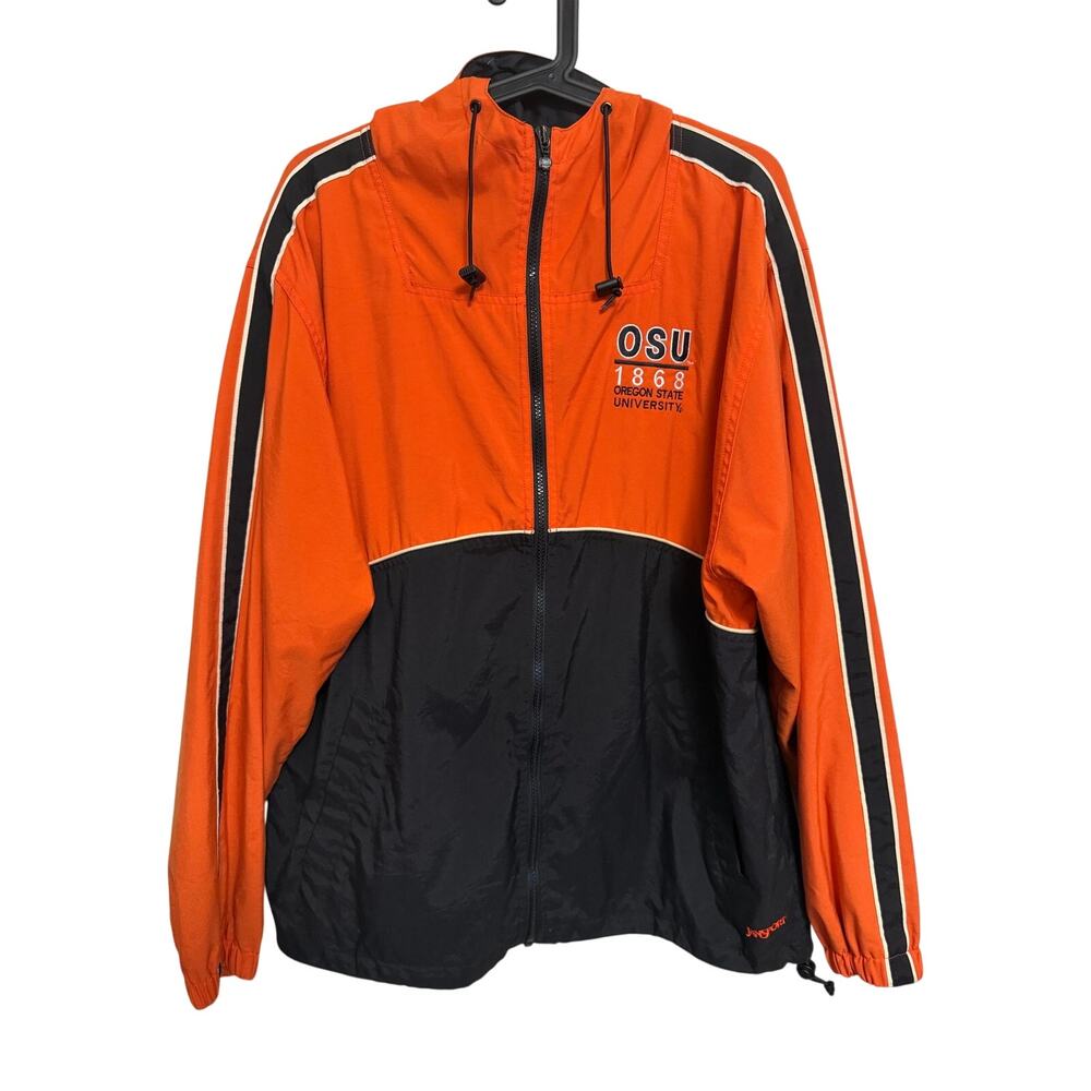 Vintage Oregon State OSU Jansport Hooded Jacket Mens Size S